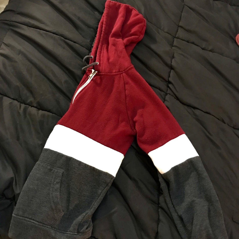 Color block hoodie